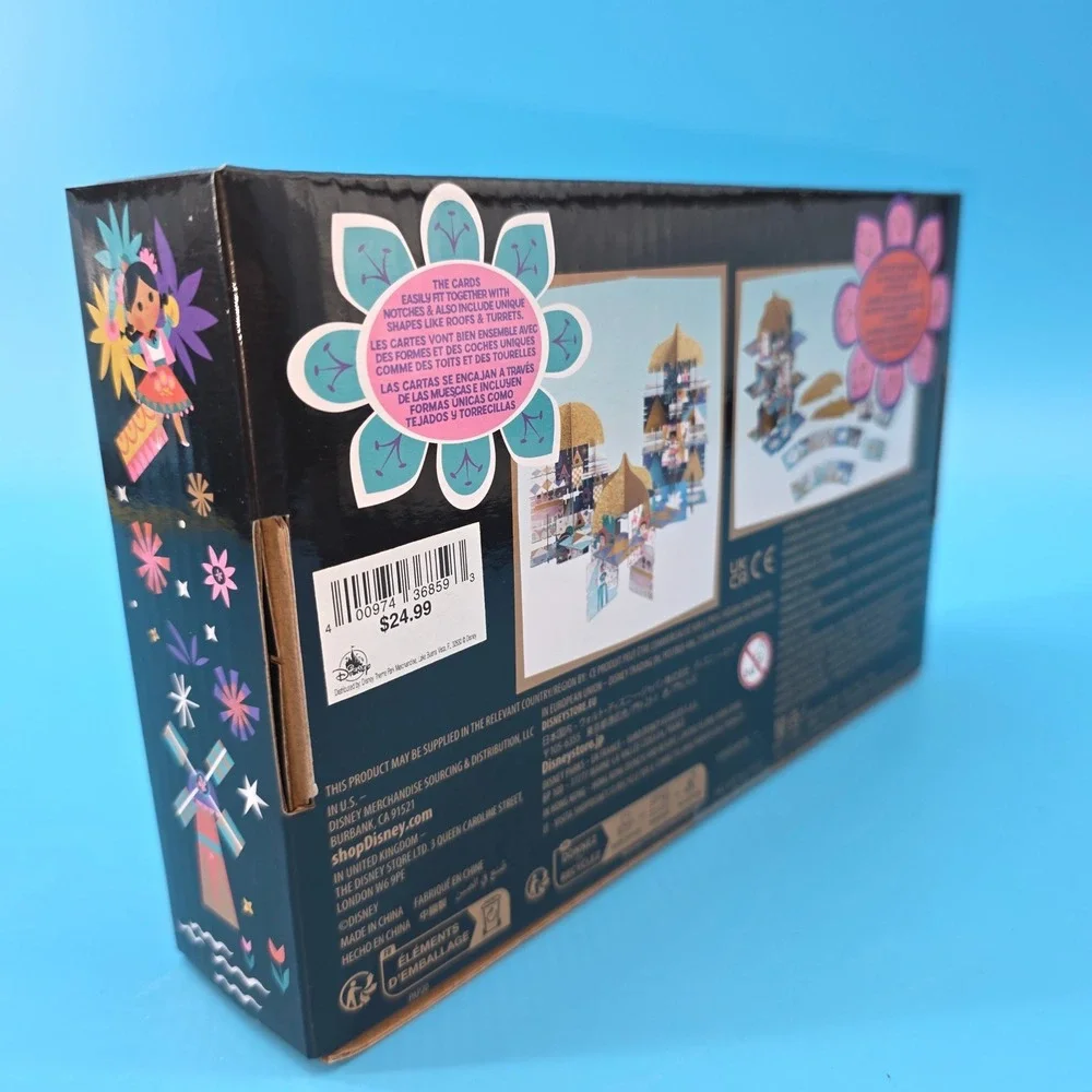 Disney It's a Small World Game Card Set Building Structure Toy Ages 6+